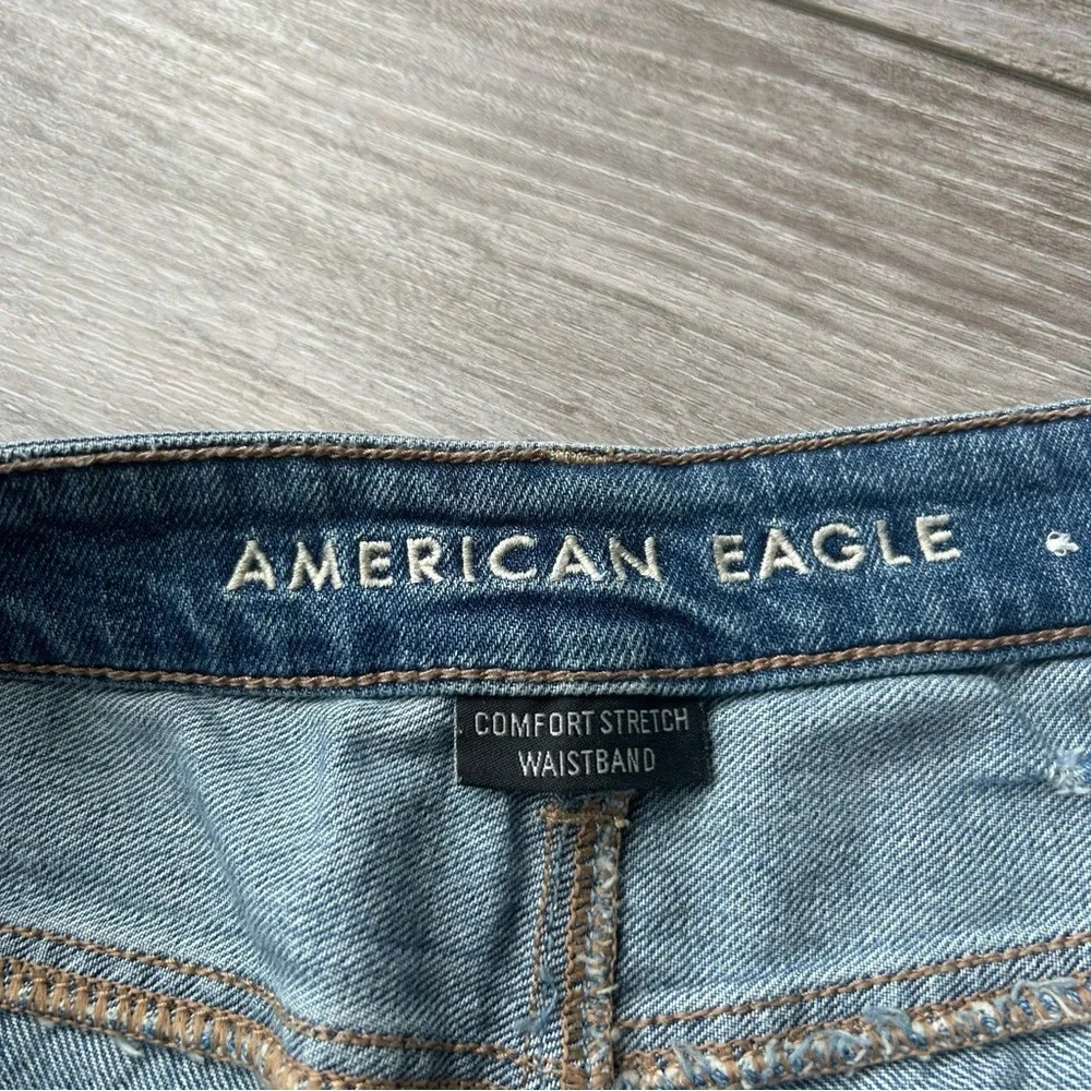 AE Highest Waist Denim Mom Shorts - Picture 12 of 16